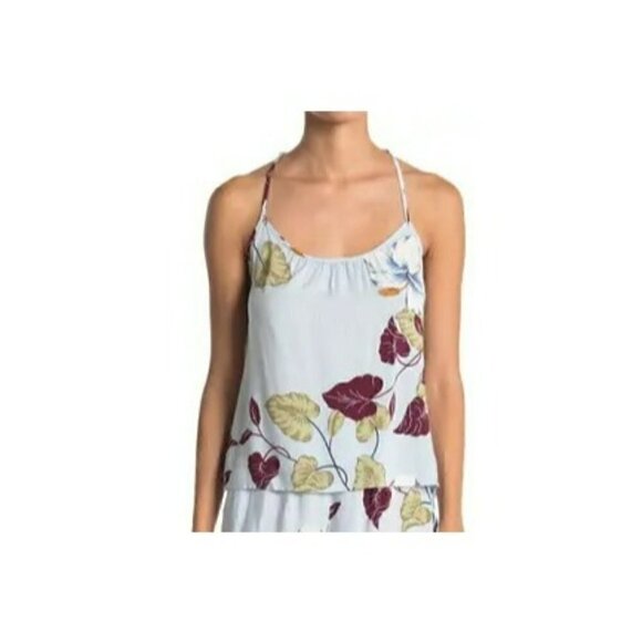 NWT In Bloom by Jonquil Beautiful Dreamer Camisole Top Blue Floral Small - Picture 1 of 6